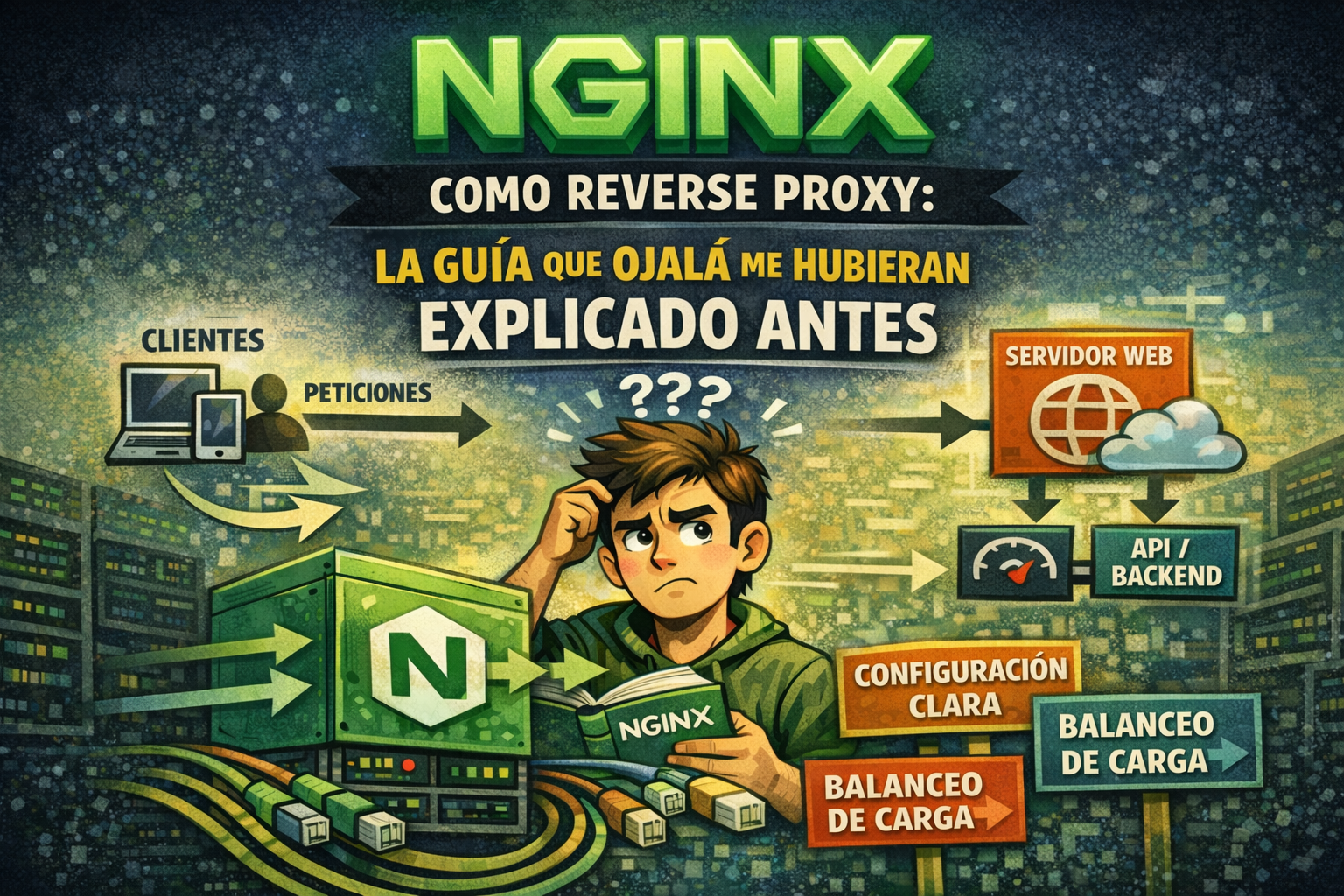 Nginx como reverse proxy: la guía que ojalá me hubieran explicado antes