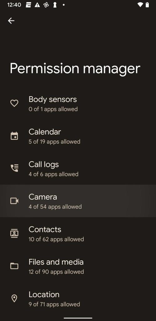 permisos aplicaciones android