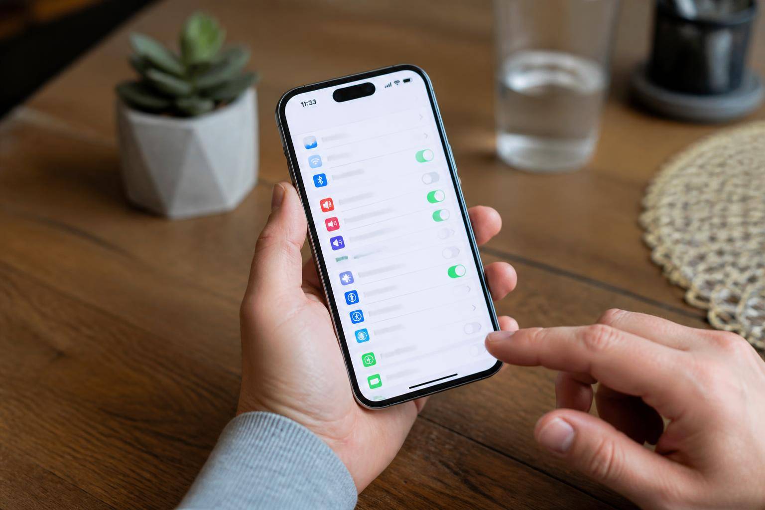 ajustes de iPhone