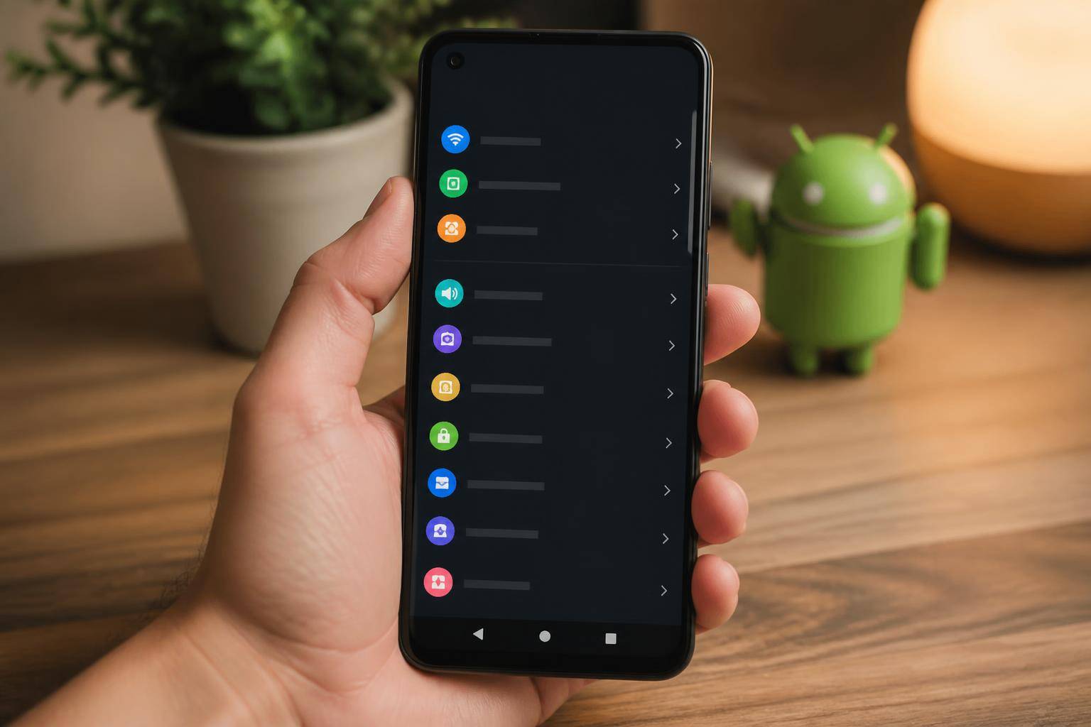 ajustes ocultos en Android