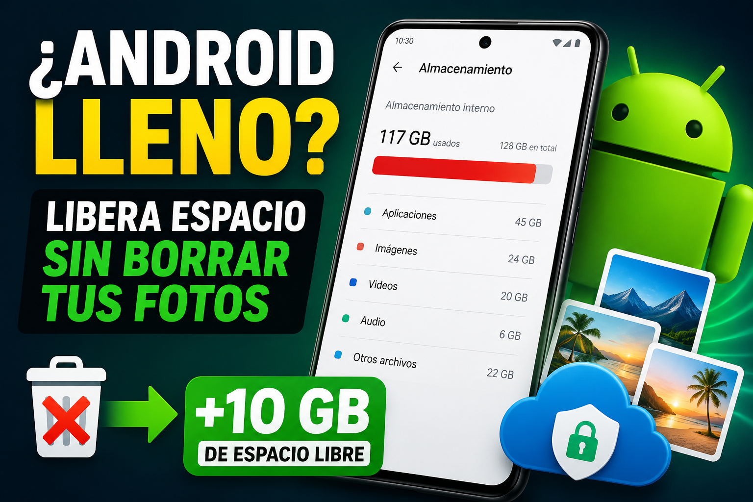 Cómo liberar espacio en Android sin borrar fotos