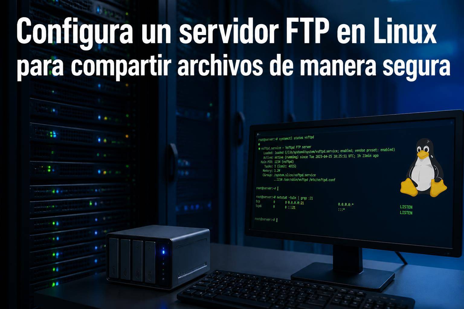 configura un servidor FTP