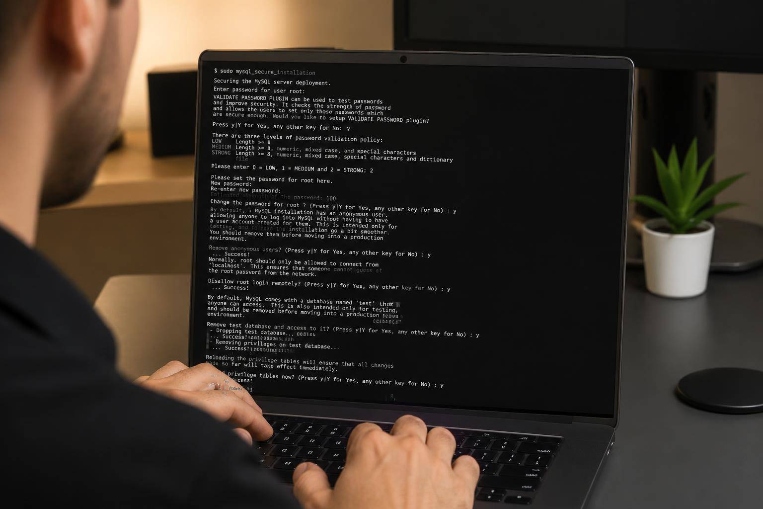 configura un servidor web