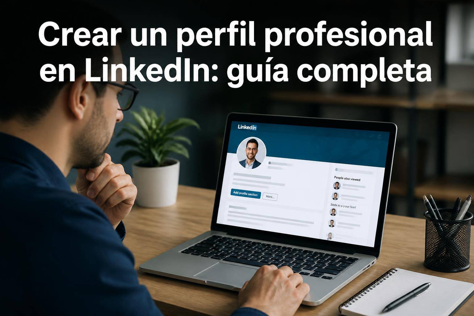 Crear un perfil profesional