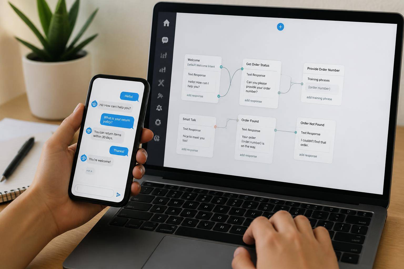 creación de chatbots con