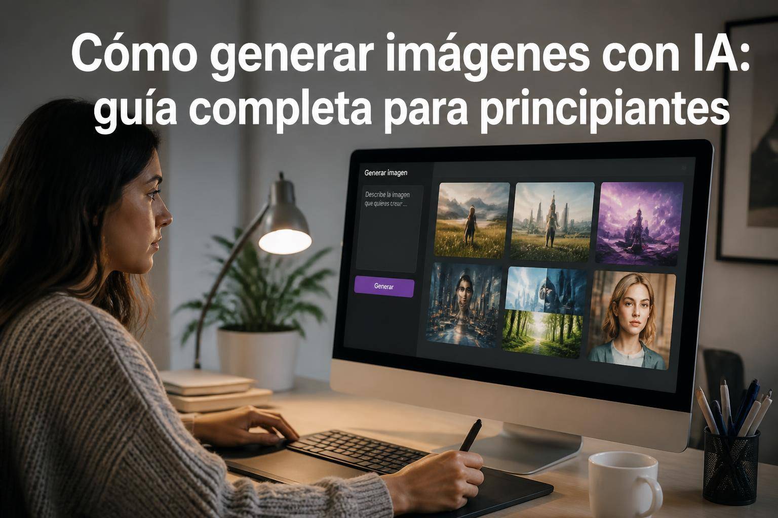 generar imágenes con IA