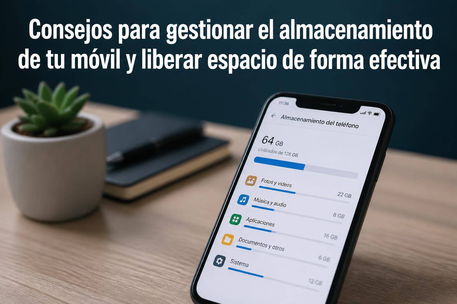 gestionar el almacenamiento de