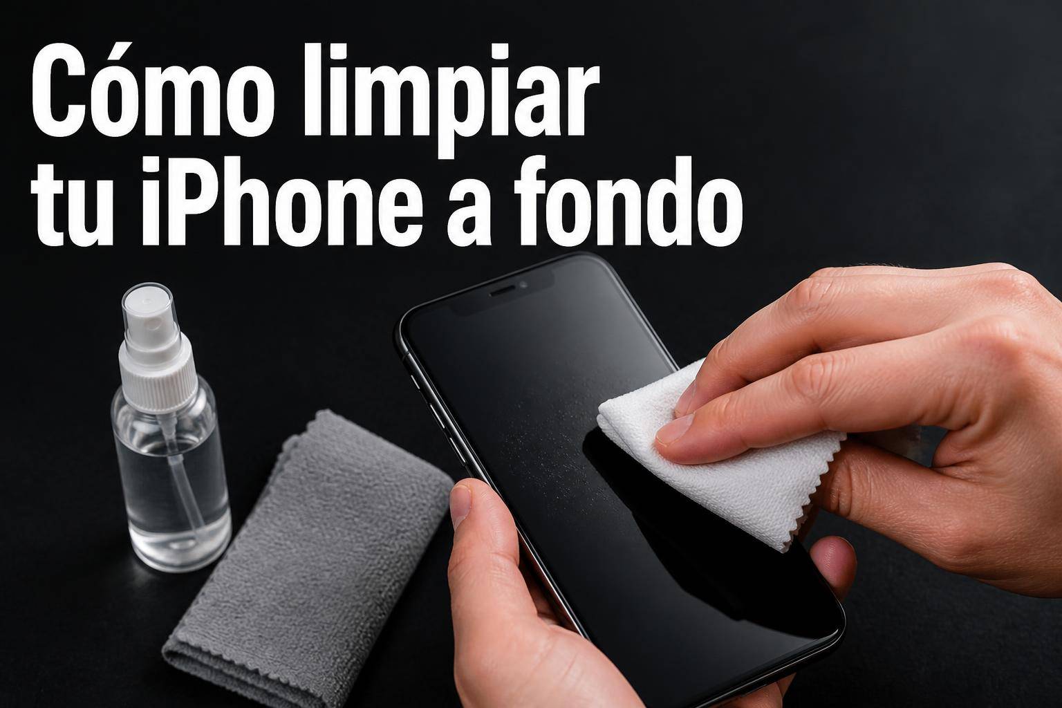 Limpiar tu iPhone a
