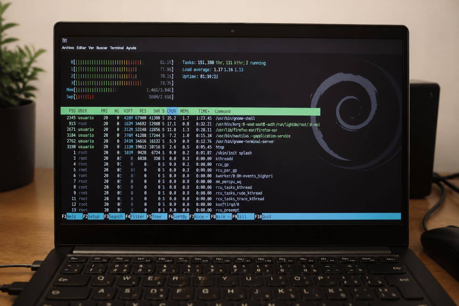 optimiza tu sistema Debian