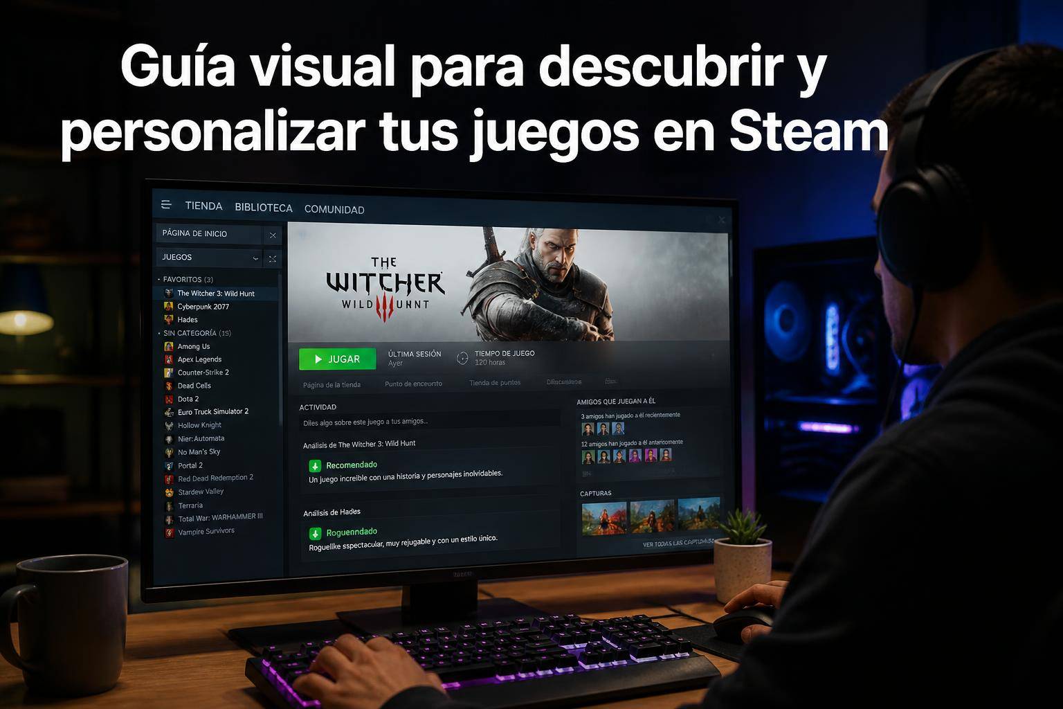 personalización de juegos en