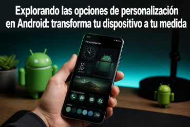 Explorando las opciones de personalización en Android: transforma tu dispositivo a tu medida