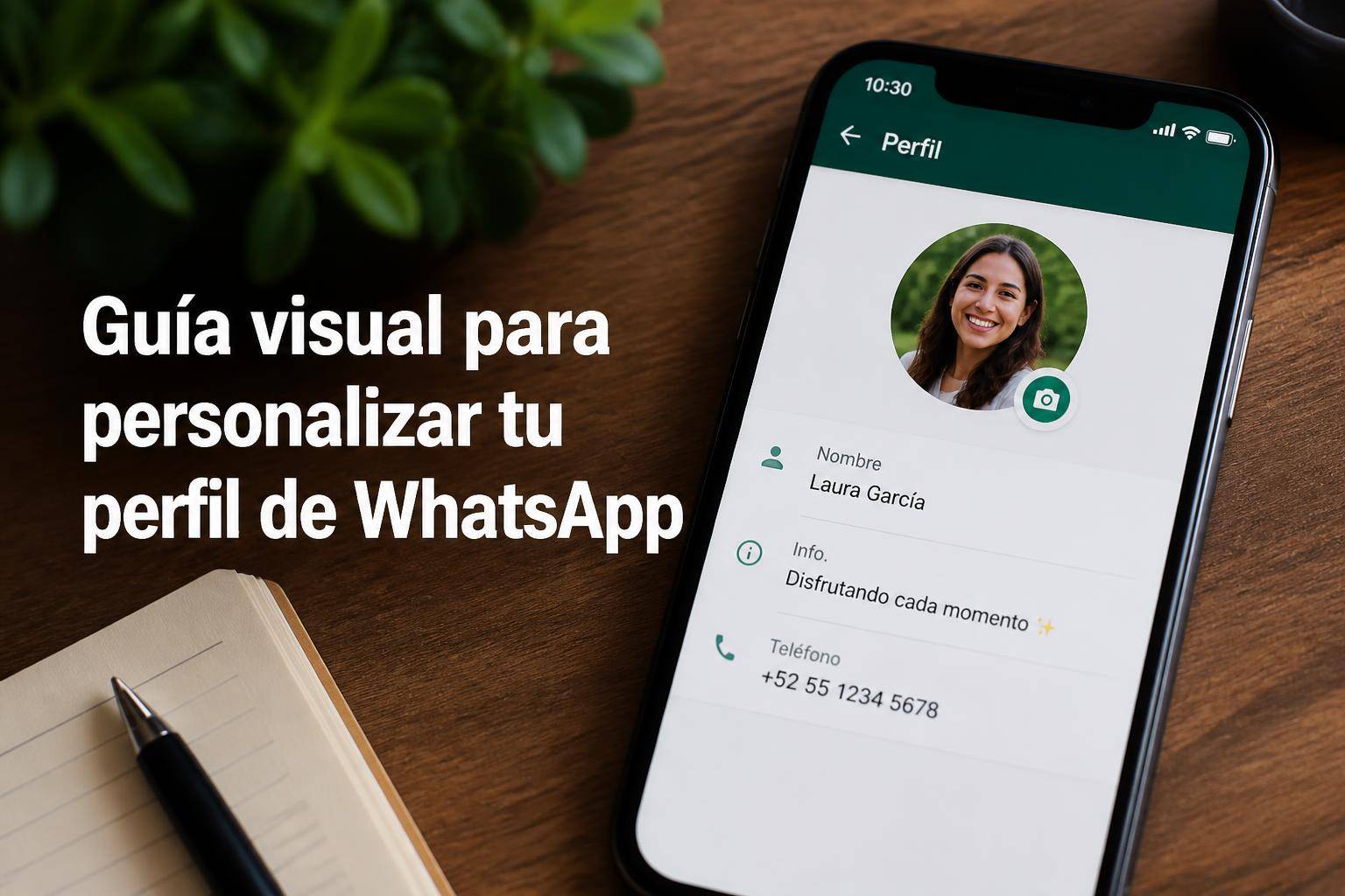 personalizar perfil de WhatsApp